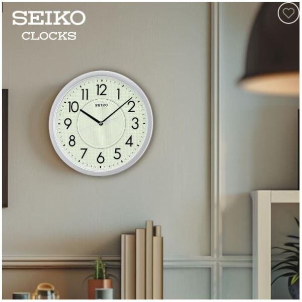 Seiko QXA629S Sessiz Saniye LumiBrite® Dekoratif Duvar Saati