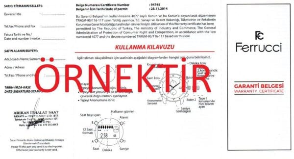 Ferrucci FC 11389H.06 Kadın Kol Saati