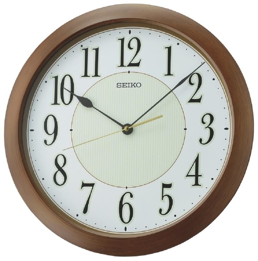 Seiko QXA824B Sessiz Saniye Parlak İbre ve İndeksli Dekoratif Duvar Saati
