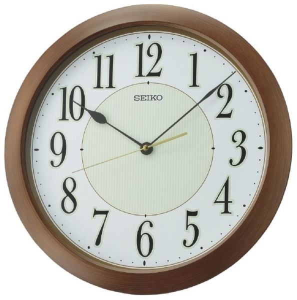 Seiko QXA824B Sessiz Saniye Parlak İbre ve İndeksli Dekoratif Duvar Saati