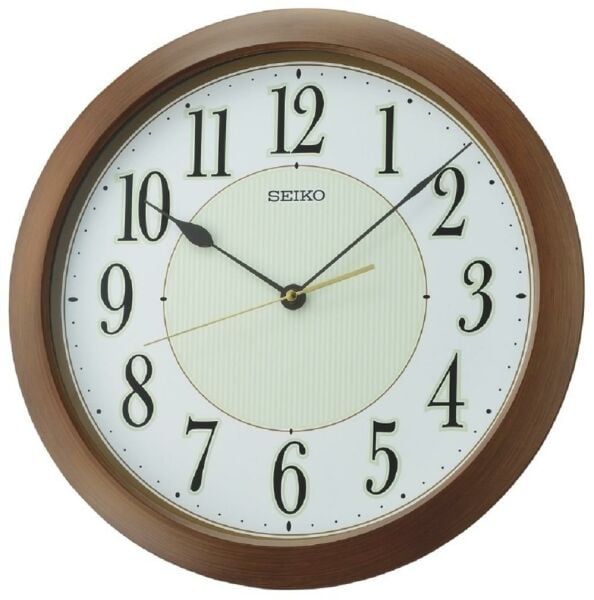 Seiko QXA824B Sessiz Saniye Parlak İbre ve İndeksli Dekoratif Duvar Saati