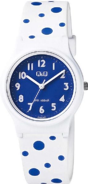 Q&Q VP46J061Y Mavi Puanlı Çocuk Kol Saati