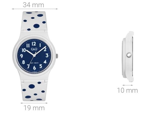 Q&Q VP46J061Y Mavi Puanlı Çocuk Kol Saati