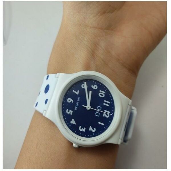 Q&Q VP46J061Y Mavi Puanlı Çocuk Kol Saati