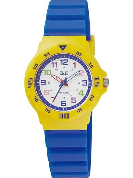 Q&Q VR19J011Y Renkli Rakamlı Çocuk Kol Saati