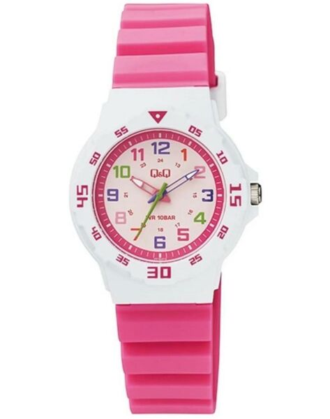 Q&Q VR19J012Y Renkli Rakamlı Çocuk Kol Saati