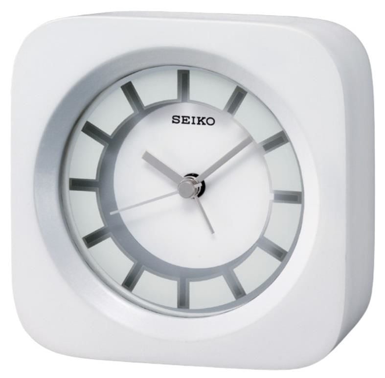 Seiko Clocks QXE028W Ahşap Kasa Alarmlı Masa Saati