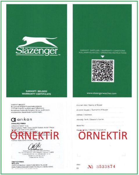 Slazenger SL.09.1767.4.04 Kadın Kol Saati