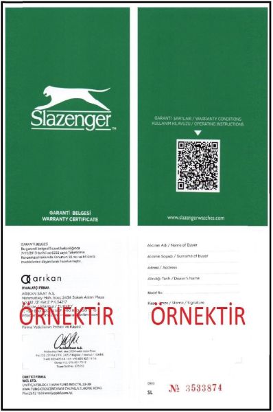 Slazenger SL.09.1827.2.03 Multifonksiyon Erkek Kol Saati