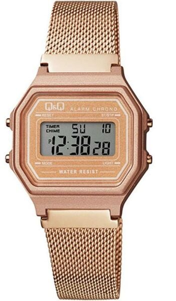 Q&Q M173J030Y Kronometreli Alarmlı Işıklı Kadın Kol Saati