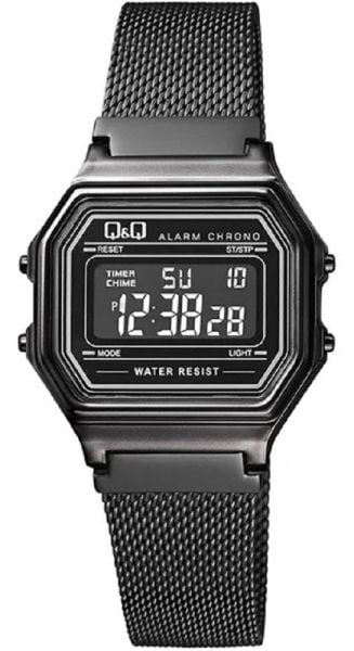 Q&Q M173J029Y Kronometreli Alarmlı Işıklı Kadın Kol Saati