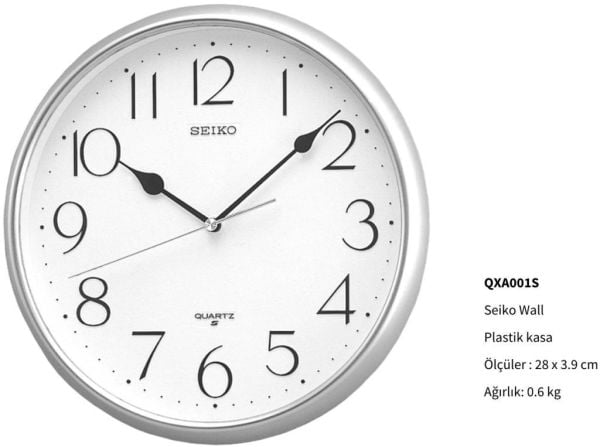 Seiko Wall QXA001S Duvar Saati
