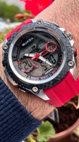 Jaga AD1146-0GAA Analog/Dijital Genç Kol Saati