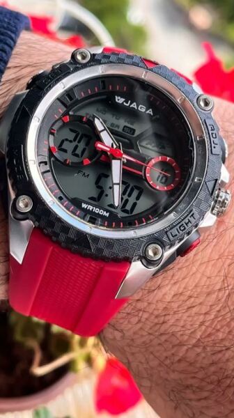 Jaga AD1146-0GAA Analog/Dijital Genç Kol Saati