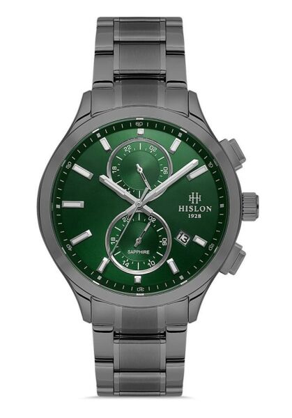 Hislon DT158N-15SN Safir Cam Erkek Kol Saati