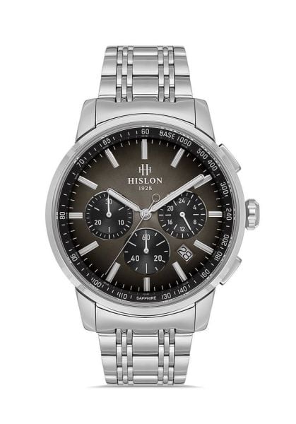 Hislon MS103S-04SS Safir Cam Erkek Kol Saati