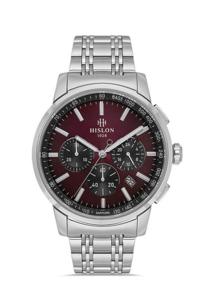 Hislon MS103S-14SS Safir Cam Erkek Kol Saati