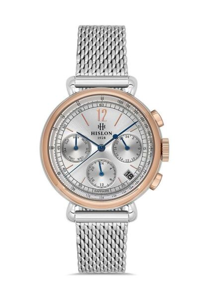 Hislon QT142S-02SR Safir Cam Kadın Kol Saati