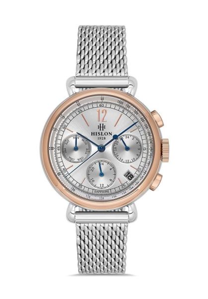Hislon QT142S-02SR Safir Cam Kadın Kol Saati