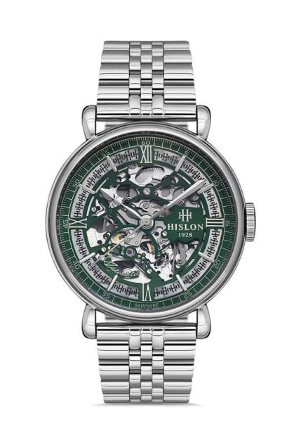 Hislon SD141S-17SS Otomatik Safir Cam Erkek Kol Saati