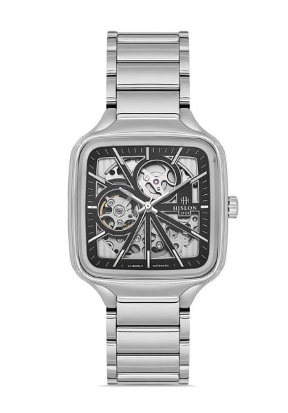 Hislon SD166S-04SS Otomatik Safir Cam Erkek Kol Saati