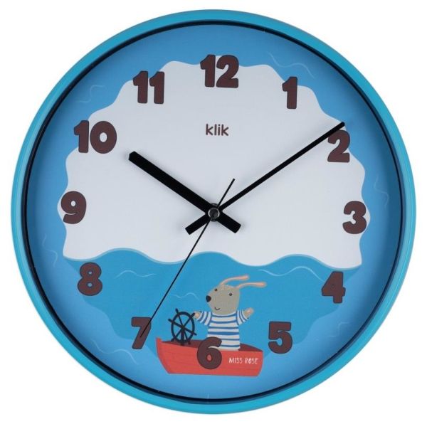 Klik Slim Deniz Çocuk Odası Duvar Saati
