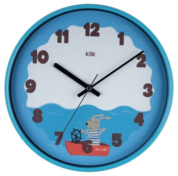 Klik Slim Deniz Çocuk Odası Duvar Saati