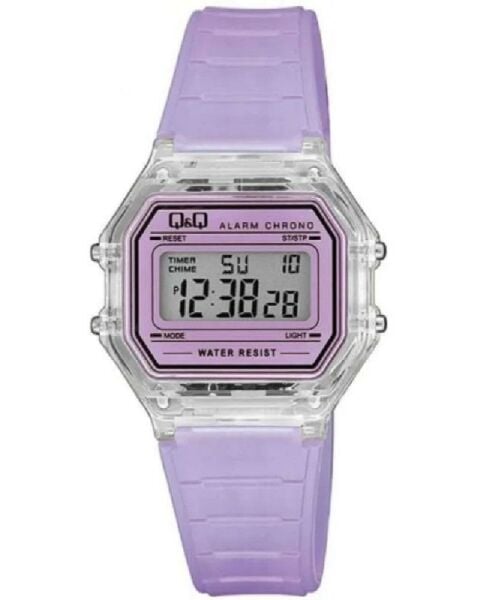 Q&Q M173J038Y Kronometreli Alarmlı Işıklı Kadın Kol Saati