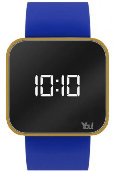 You Watch YW2018 Touch Gold Navy Blue Unisex Kol Saati