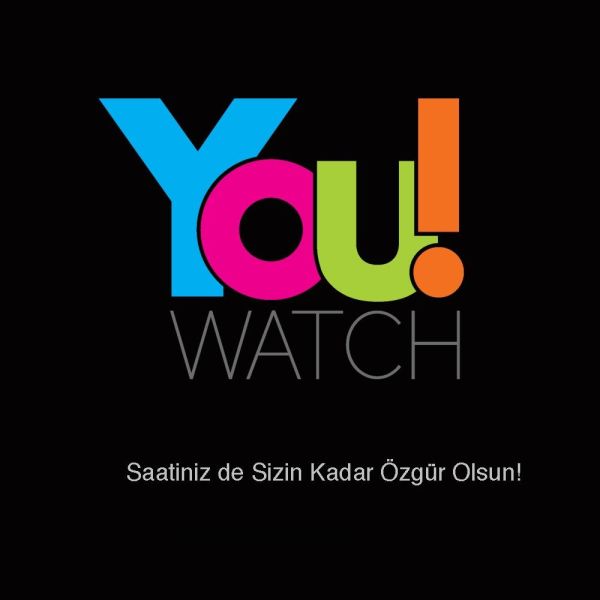 You Watch YW2018 Touch Gold Navy Blue Unisex Kol Saati