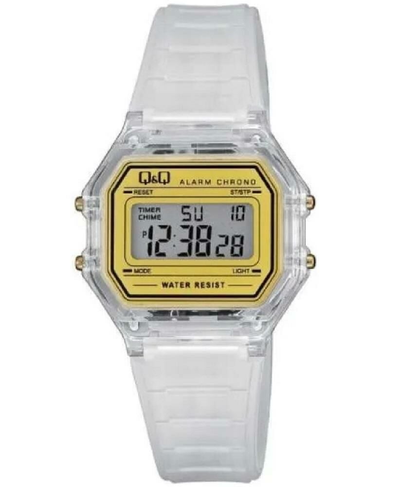 Q&Q M173J036Y Kronometreli Alarmlı Işıklı Kadın Kol Saati
