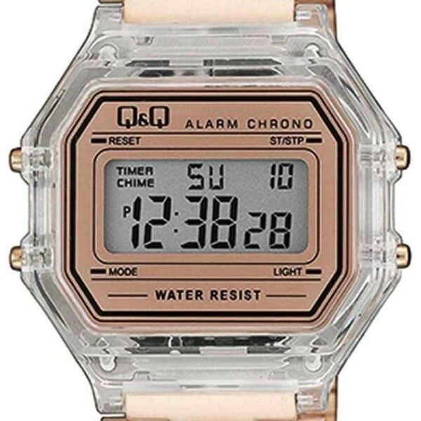 Q&Q M173J034Y Kronometreli Alarmlı Işıklı Kadın Kol Saati