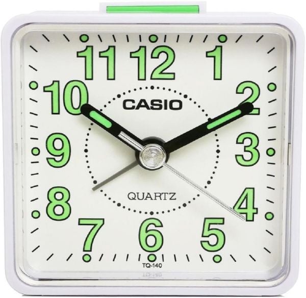 Casio TQ-140-7DF Beep Alarmlı Fosforlu Masa Saati