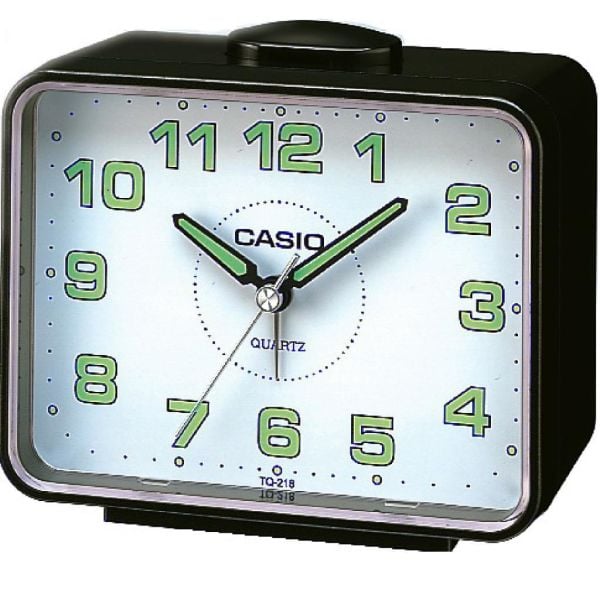 Casio TQ-218-1BDF Beep Alarmlı Fosforlu Masa Saati