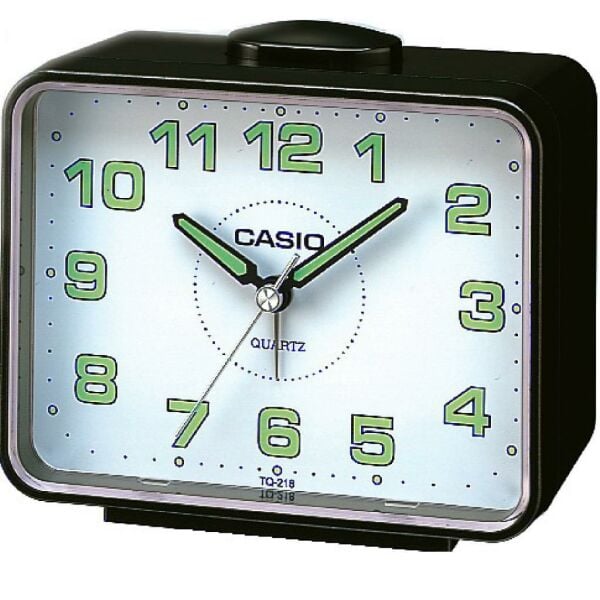Casio TQ-218-1BDF Beep Alarmlı Fosforlu Masa Saati