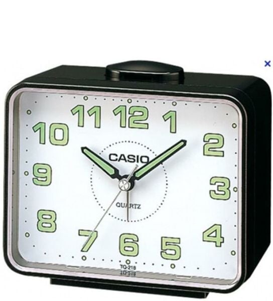 Casio TQ-218-1BDF Beep Alarmlı Fosforlu Masa Saati
