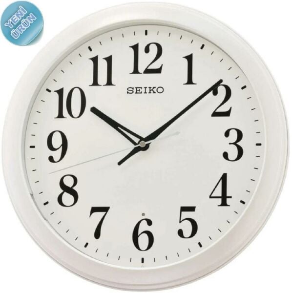 Seiko QXA776W Sessiz Saniyeli Otomatik Sabit Işıklı Analog Duvar Saati