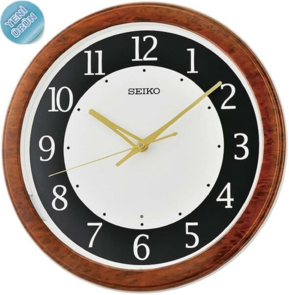 Seiko QXA788Z Gece Aydınlatmalı Analog Duvar Saati