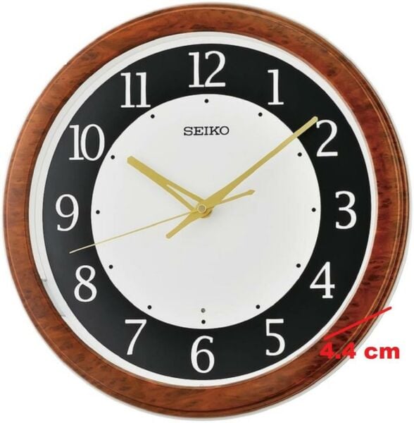 Seiko QXA788Z Gece Aydınlatmalı Analog Duvar Saati