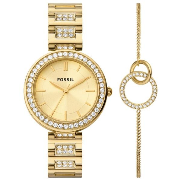 Fossil FBQ3903SET Kadın Kol Saati ve Bileklik Seti
