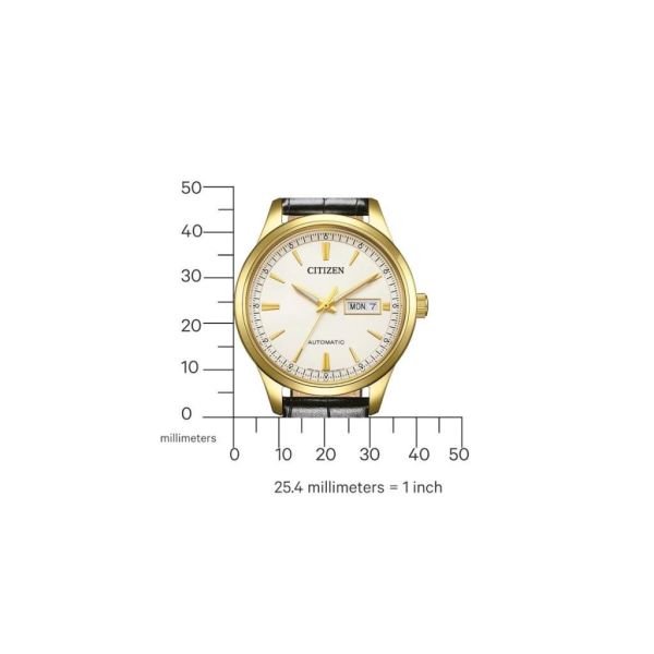 Citizen Mechanical Day-Date NY4059-09AE Otomatik Erkek Kol Saati