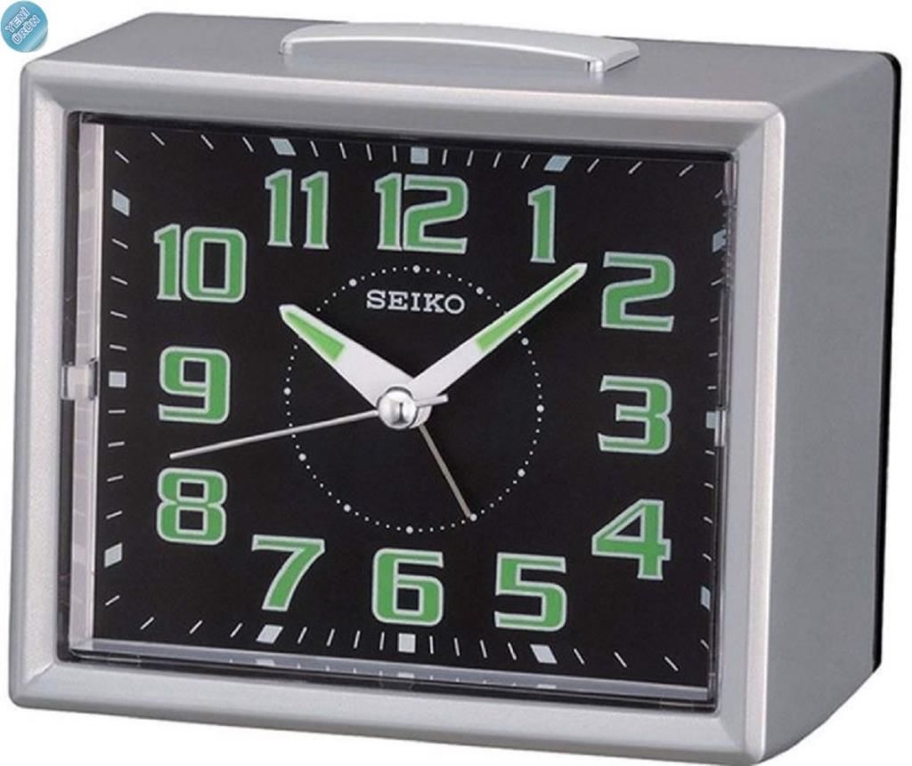 Seiko QHK024S Alarmlı Anakog Masa Saati
