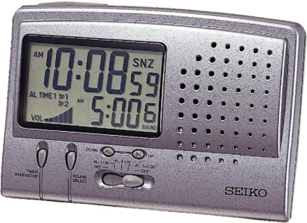 Seiko QHL012S Alarmlı Dijital Masa Saati