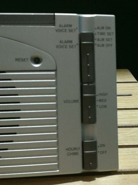 Seiko QHL014S Alarmlı Konuşan Dijital Masa Saati