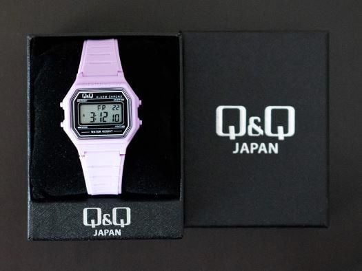 Q&Q M173J015Y Kronometreli Alarmlı Işıklı Kadın Kol Saati