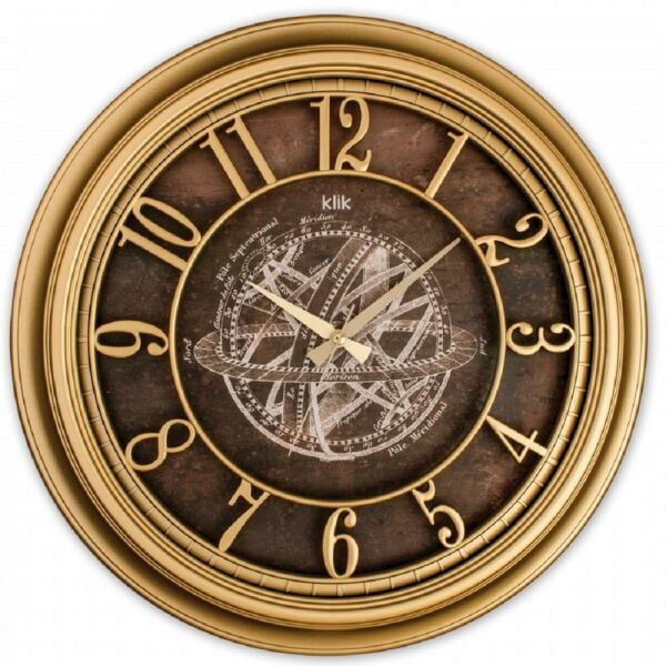 Klik Babil Astro Usturlap 46 cm Dekoratif Sessiz Duvar Saati