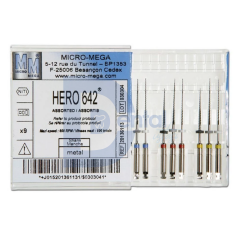 Micromega Hero 642 Kanal Eğesi 6'lı