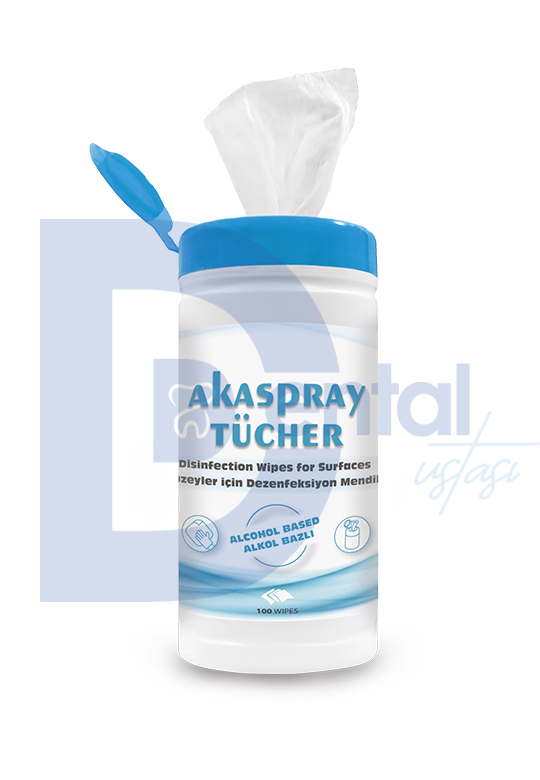 Akaspray Tücher Alkollü Dezenfektanlı Mendil
