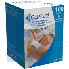 Octacare Steril Gazlı Bez 7.5*7.5 cm 100'lük 4 Kat