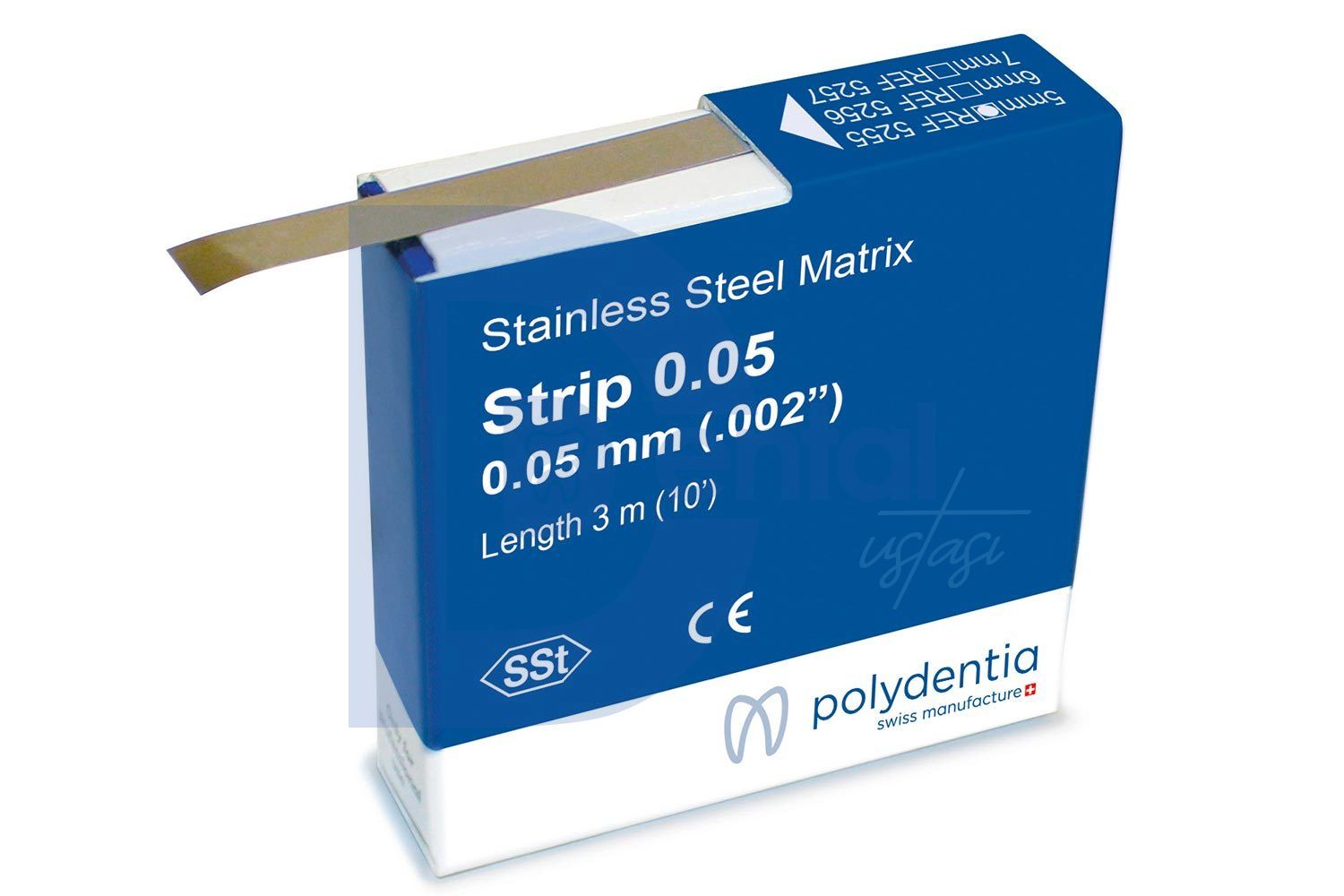Polydentia Strip Bant 0.05 mm